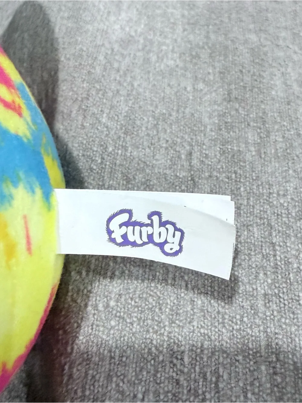 Furby Tie Dye Plush Toy Toy Factory 2026 Stuffed Animal